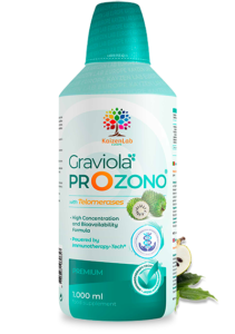 Graviola prozone with Telomerase. Concentrated extract of Graviola Guanabana with Ozone, Telomerase and Pau de Arco. Ideal supplement in prevention and treatment of cancer